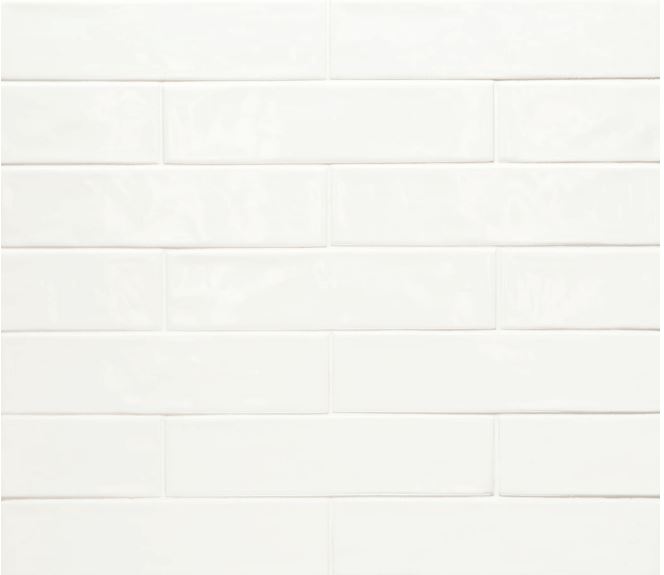 Subway Tile G.Bella White 2-3/4"x 11" Glossy