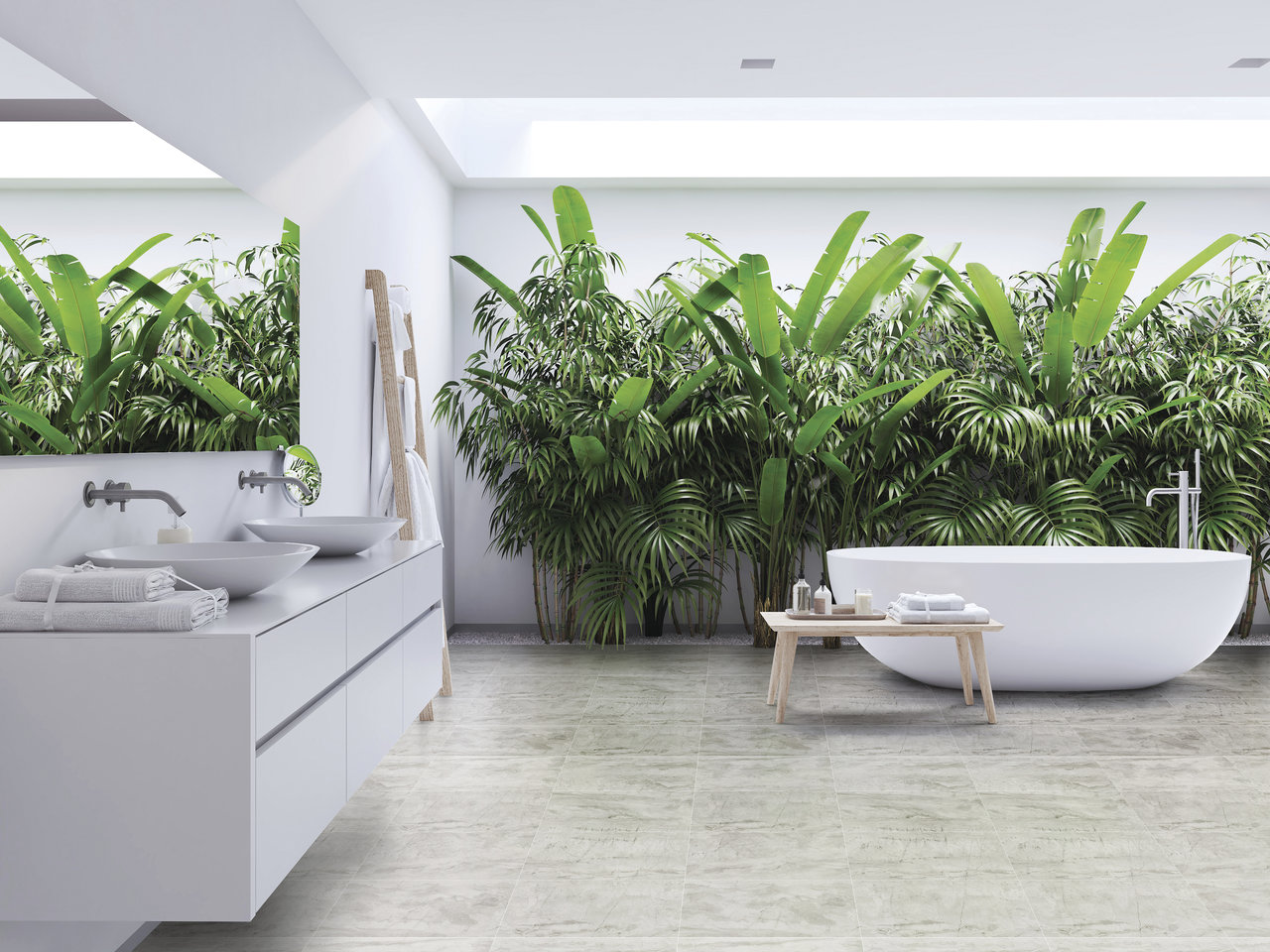 Porcelain 24x48 Carrara Select 2.0 Romano White
