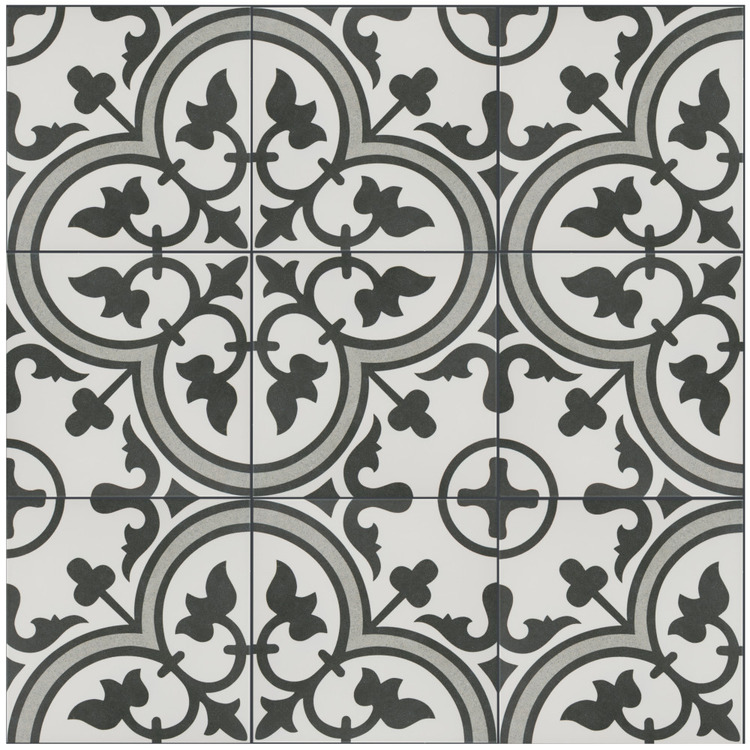 Porcelain Tile Arte Grey 10"x10" Matte
